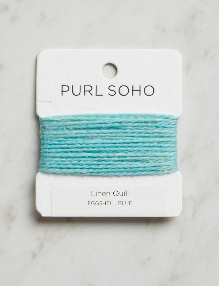 Linen Quill Color Cards, Eggshell Blue