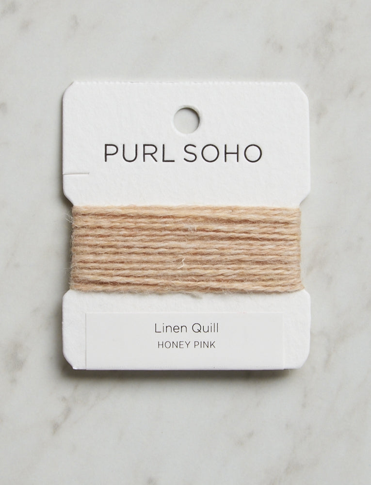 Linen Quill Color Cards, Honey Pink