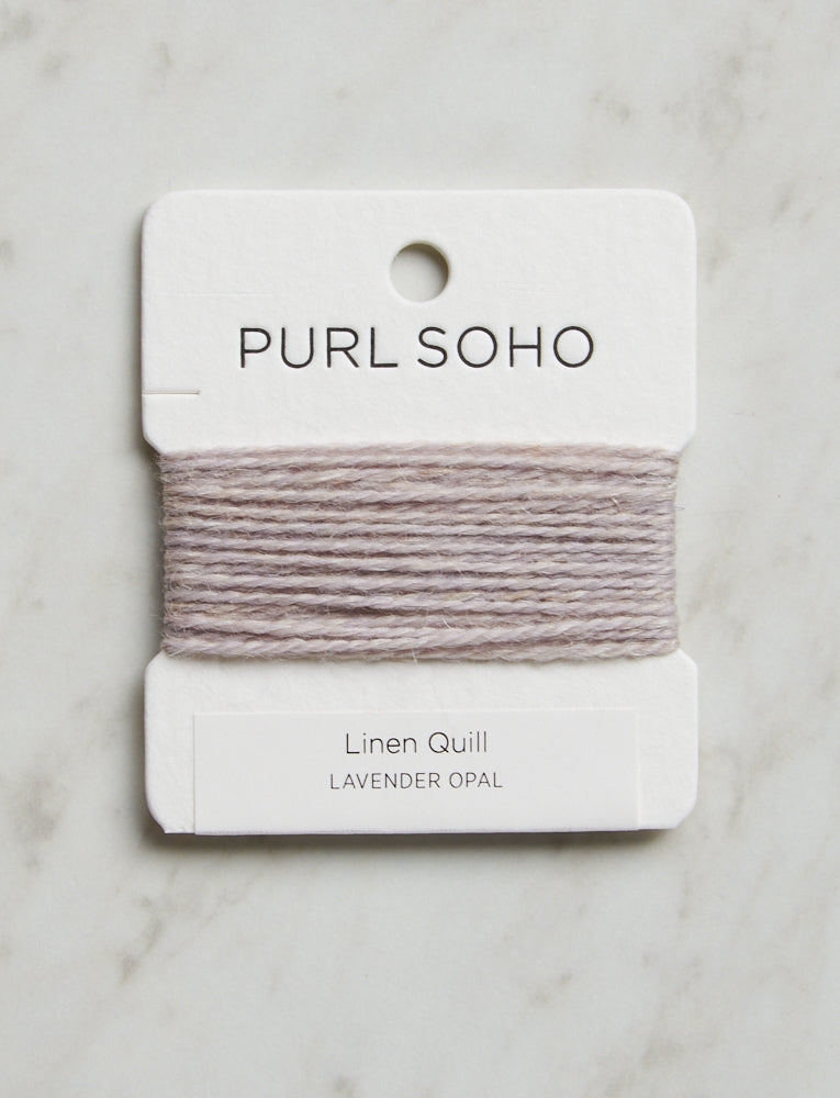 Linen Quill Color Cards, Lavendar Opal