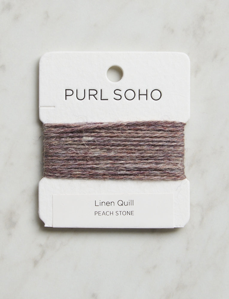 Linen Quill Color Cards, Peach Stone