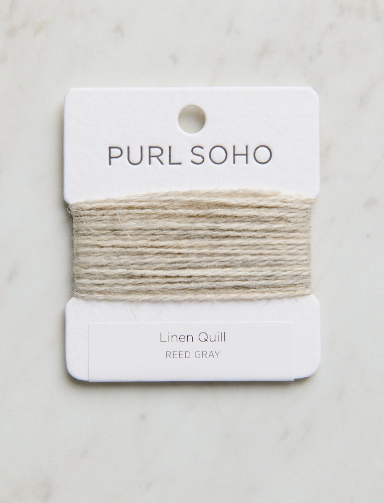 Linen Quill Color Cards, Reed Gray