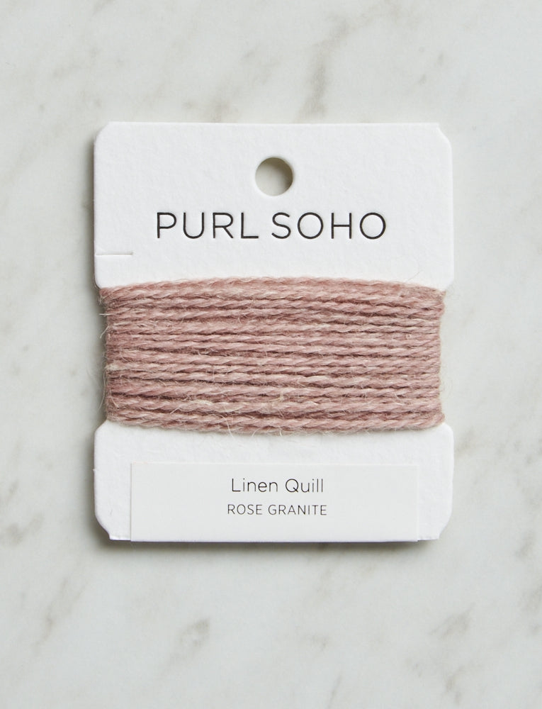 Linen Quill Color Cards, Rose Granite