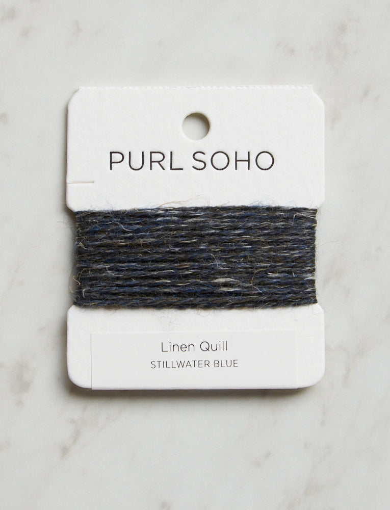 Linen Quill Color Cards, Stillwater Blue