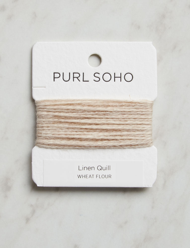 Linen Quill Color Cards, Wheat Flour