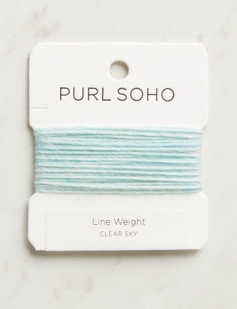 Line Weight Color Cards, Clear Sky, Heather