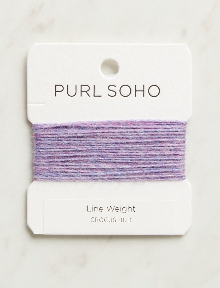 Line Weight Color Cards, Crocus Bud, Heather