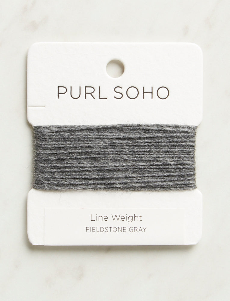 Line Weight Color Cards, Fieldstone Gray, Heather