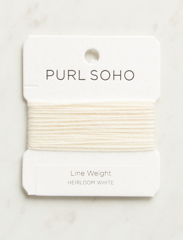 Line Weight Color Cards, Heirloom White, Solid