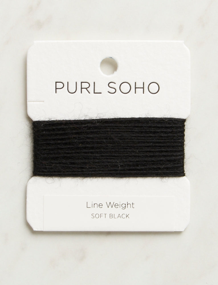 Line Weight Color Cards, Soft Black, Solid