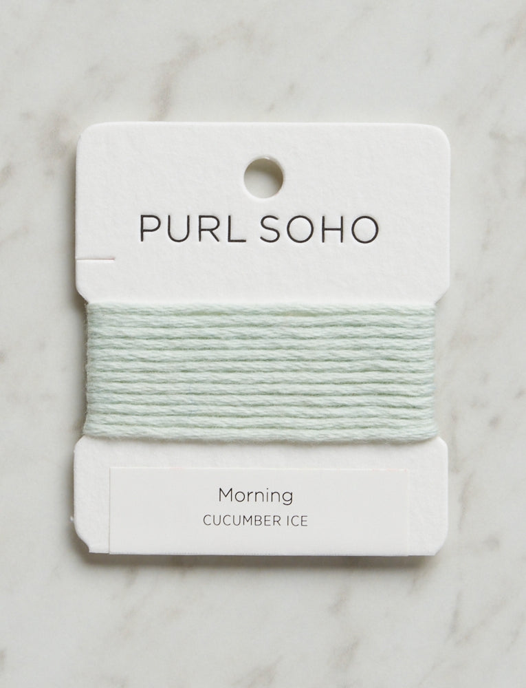 Morning Color Cards, Cucumber Ice