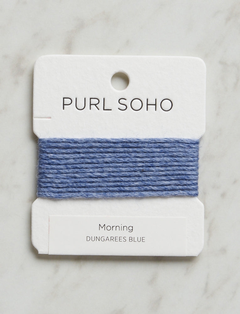 Morning Color Cards, Dungarees Blue