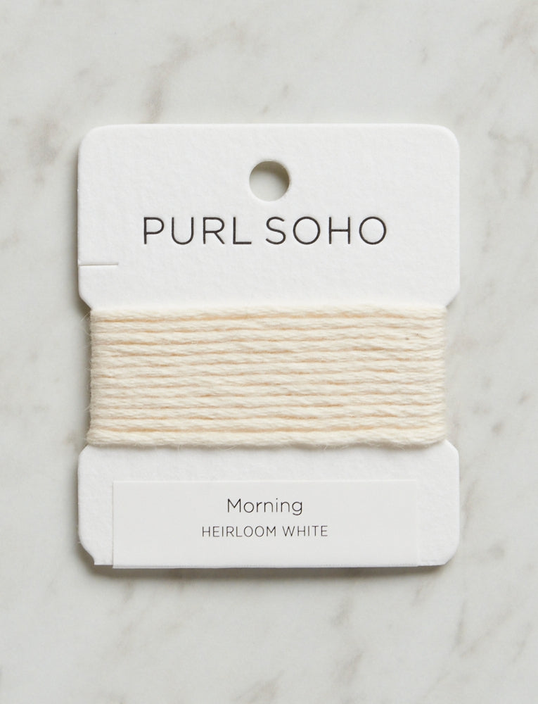 Morning Color Cards, Heirloom White