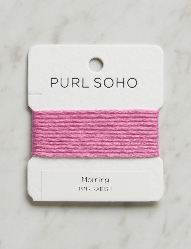 Morning Color Cards, Pink Radish