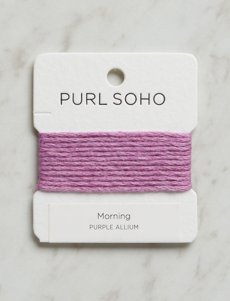 Morning Color Cards, Purple Allium