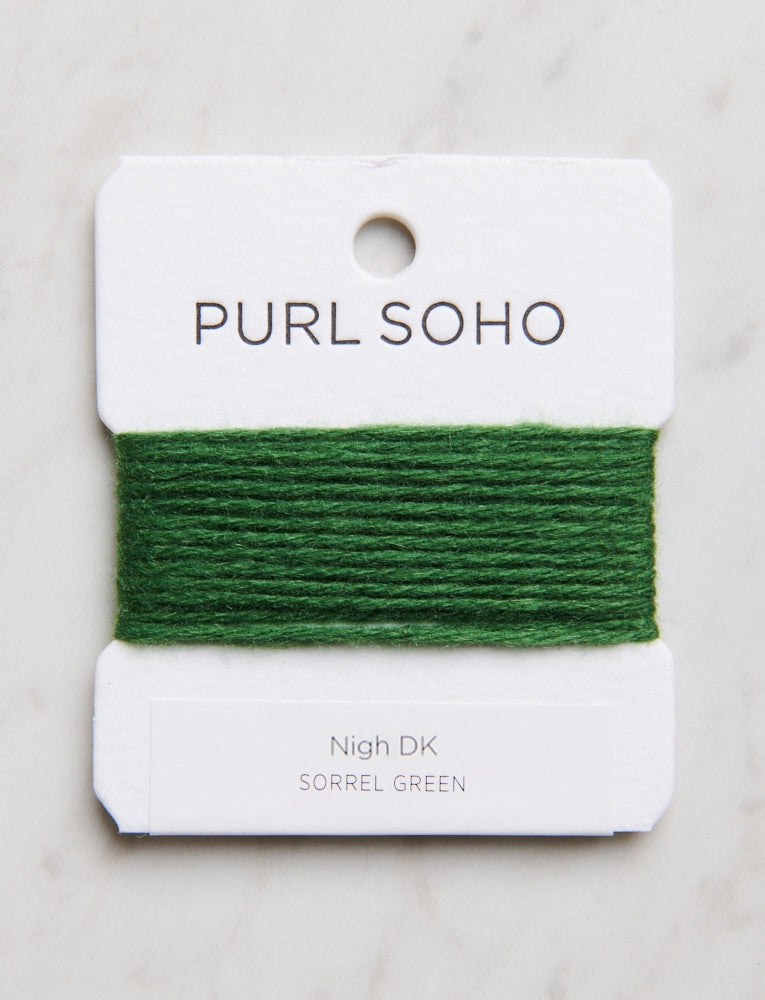 Nigh DK Color Cards, Sorrel Green