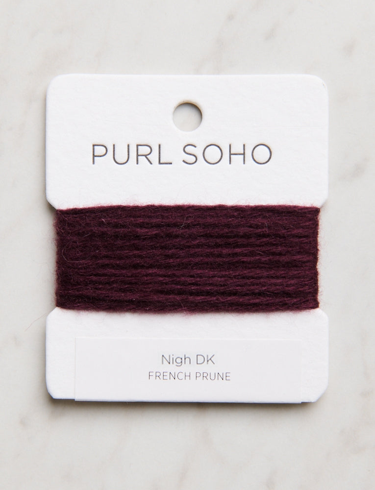 Nigh DK Color Cards, French Prune