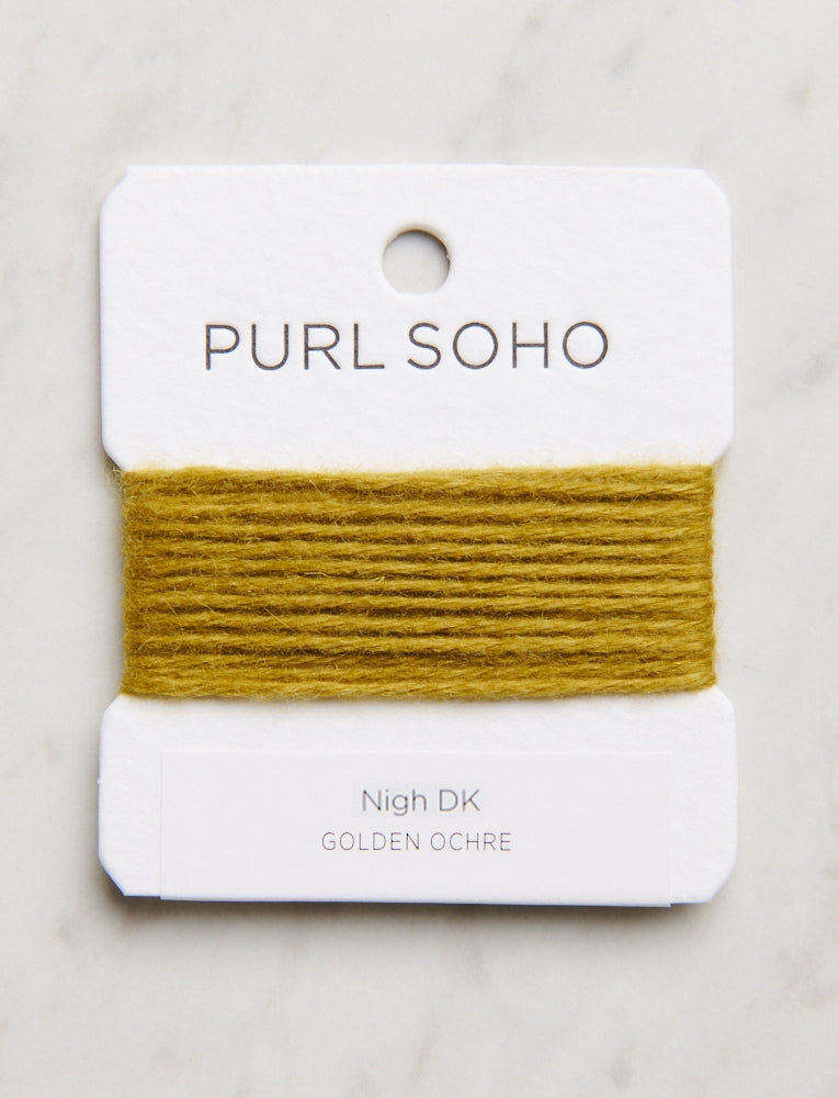 Nigh DK Color Cards, Golden Ochre