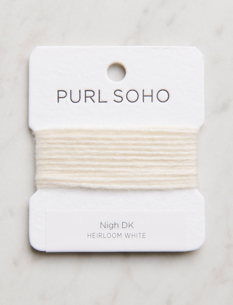 Nigh DK Color Cards, Heirloom White
