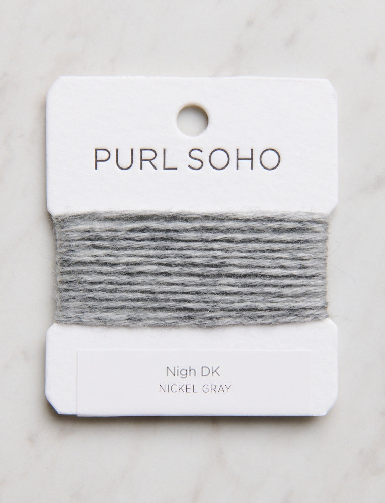 Nigh DK Color Cards, Nickel Gray