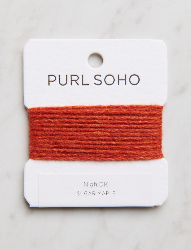 Nigh DK Color Cards, Sugar Maple