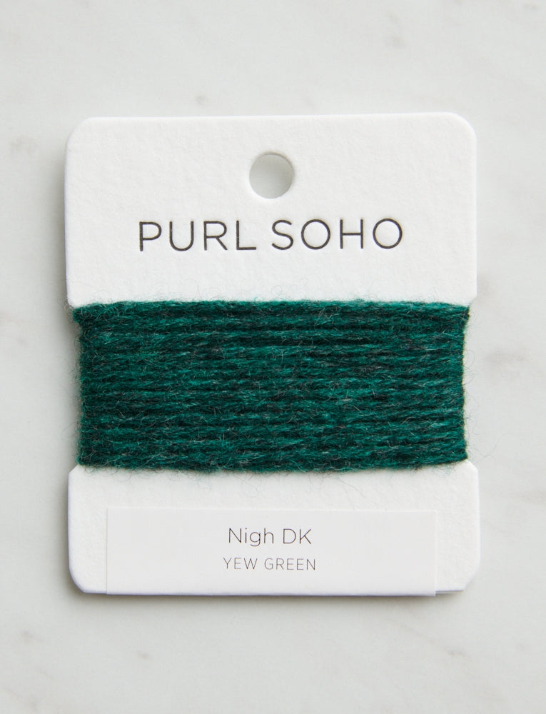 Nigh DK Color Cards, Yew Green