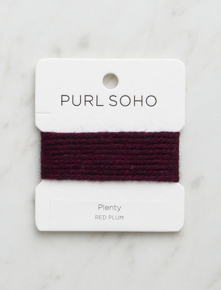 Plenty Color Cards, Red Plum