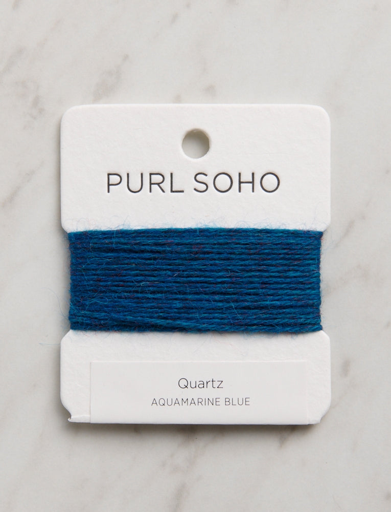 Quartz Color Cards, Aquamarine Blue