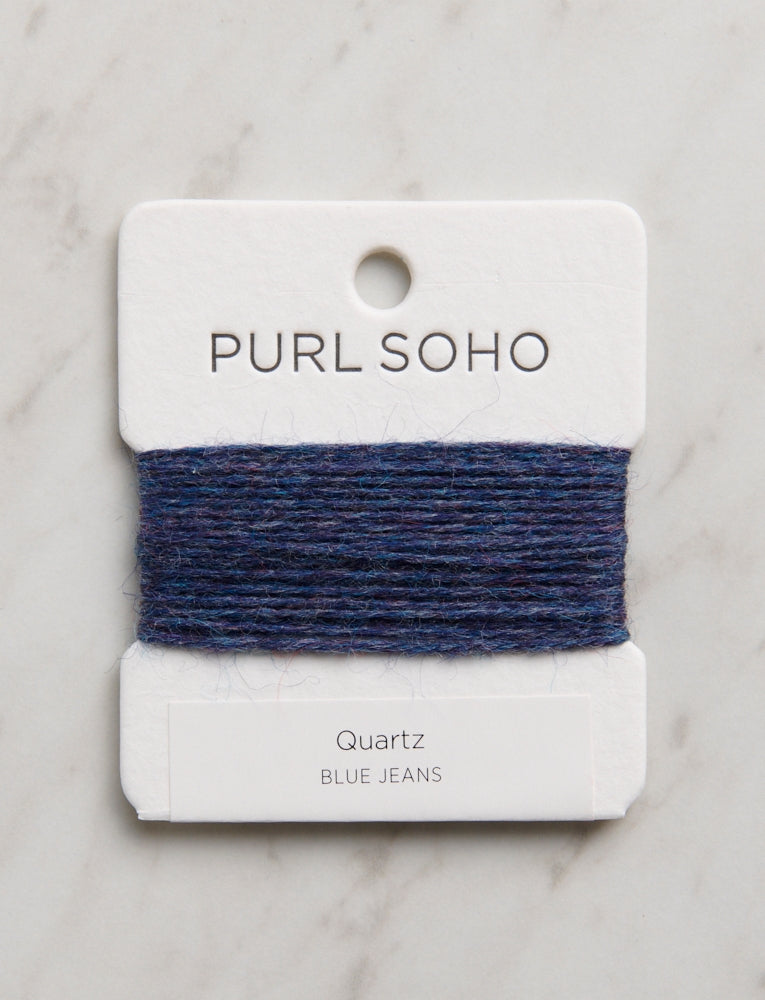 Quartz Color Cards, Blue Jeans