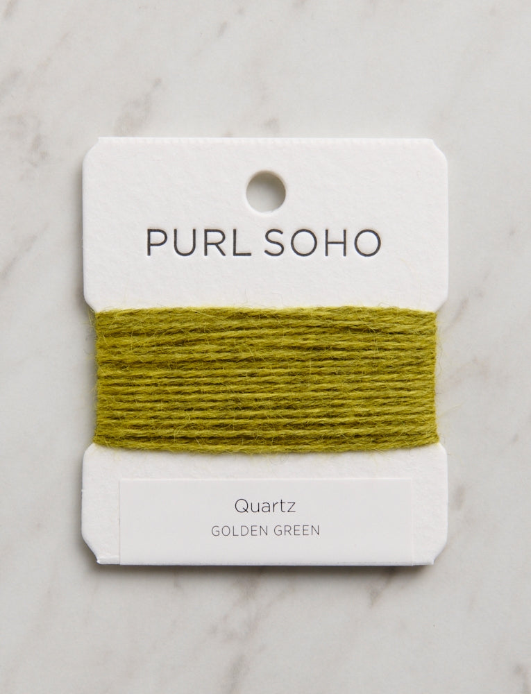 Quartz Color Cards, Golden Green