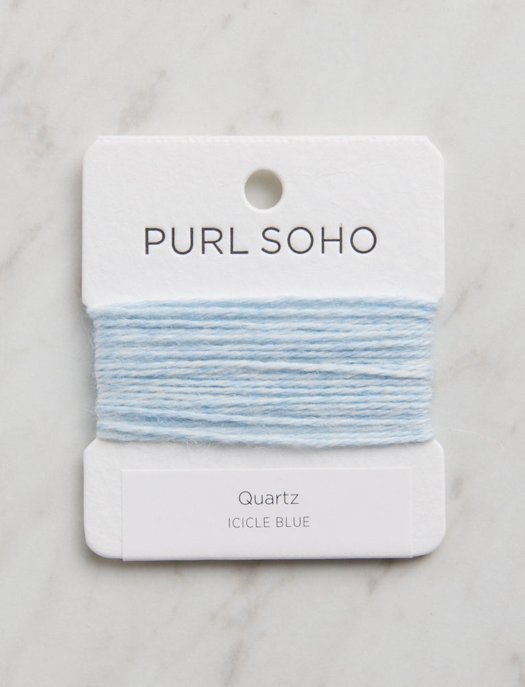 Quartz Color Cards, Icicle Blue