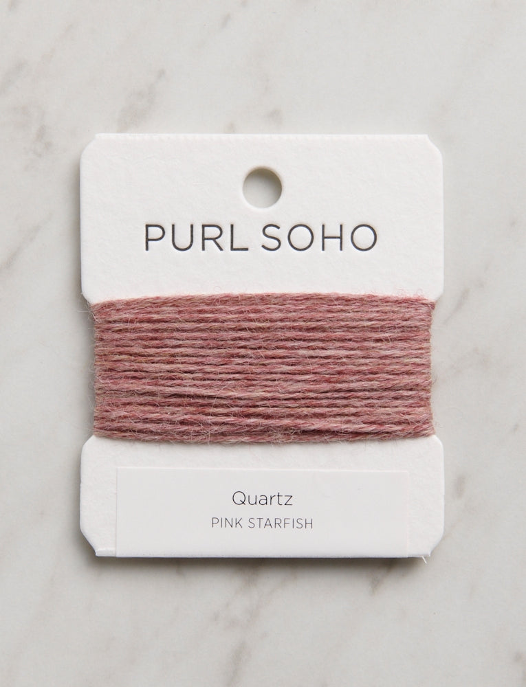Quartz Color Cards, Pink Starfish