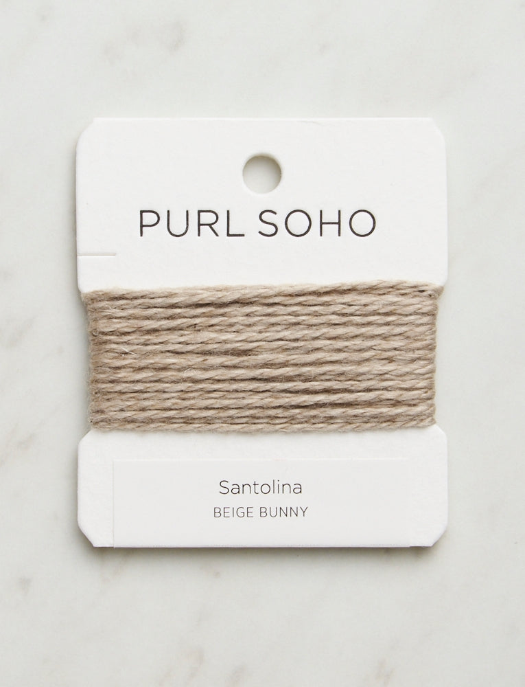 Santolina Color Cards, Beige Bunny