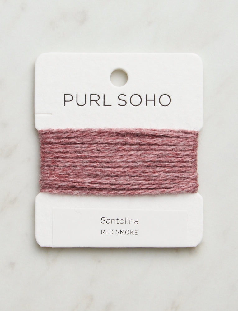 Santolina Color Cards, Red Smoke