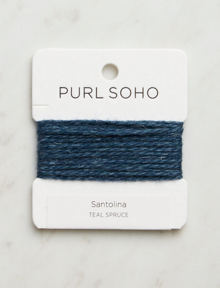 Santolina Color Cards, Teal Spruce