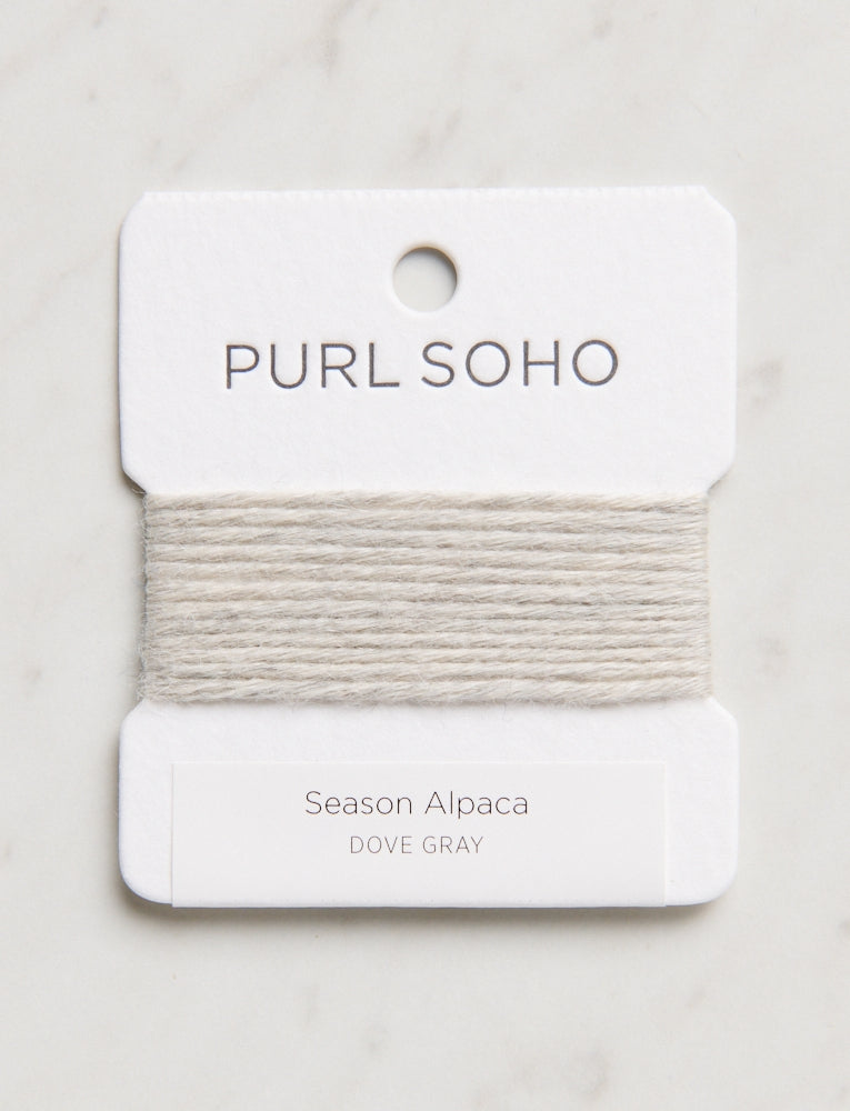 Season Alpaca Color Cards, Dove Gray