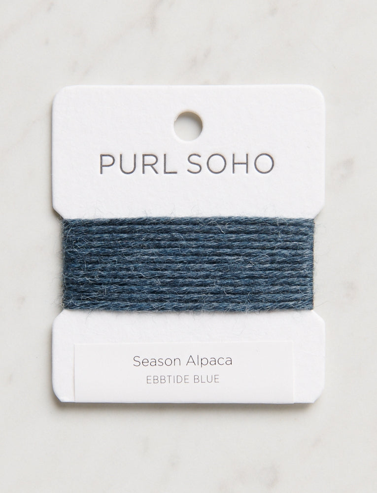 Season Alpaca Color Cards, Ebbtide Blue