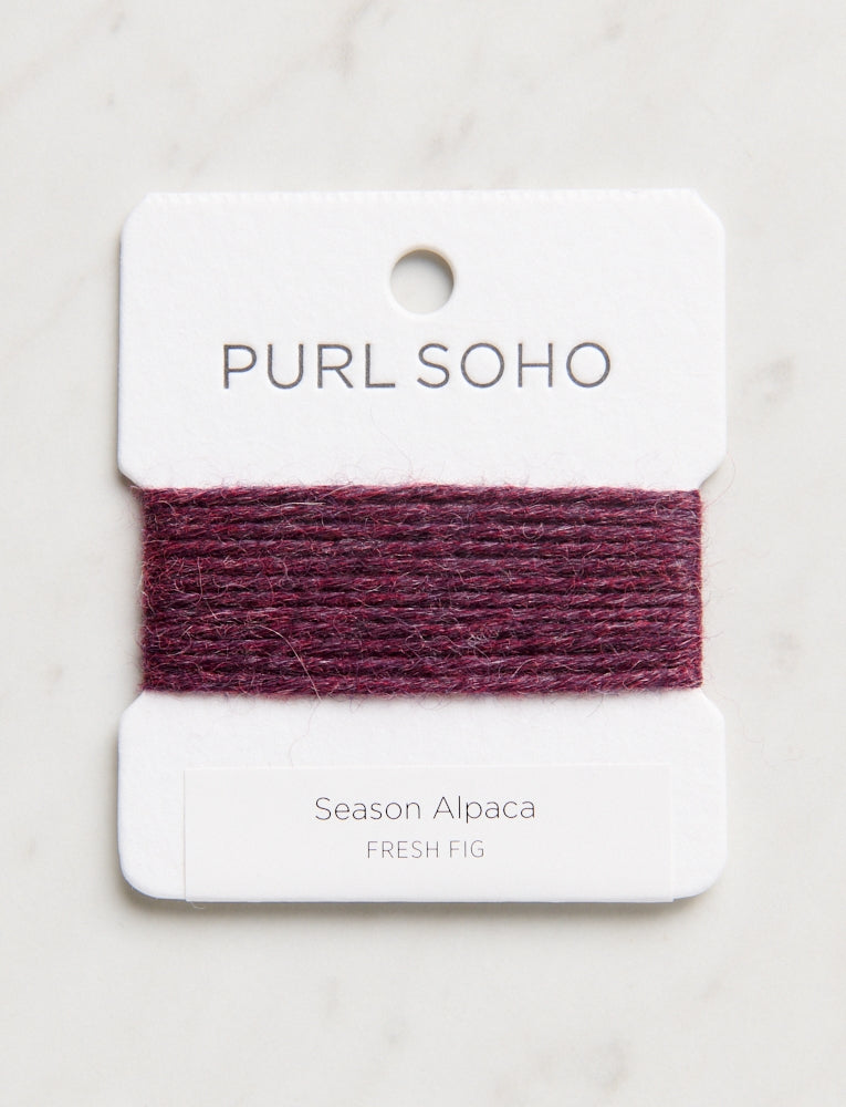 Season Alpaca Color Cards, Fresh Fig