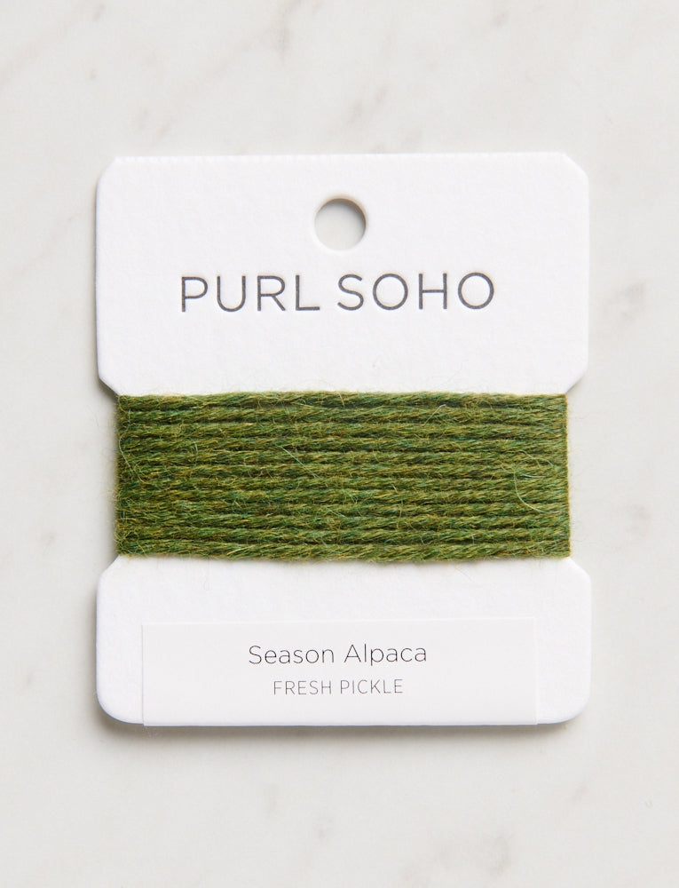 Season Alpaca Color Cards, Fresh Pickle