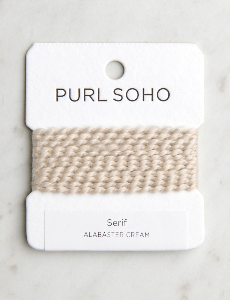 Serif Color Cards, Alabaster Cream