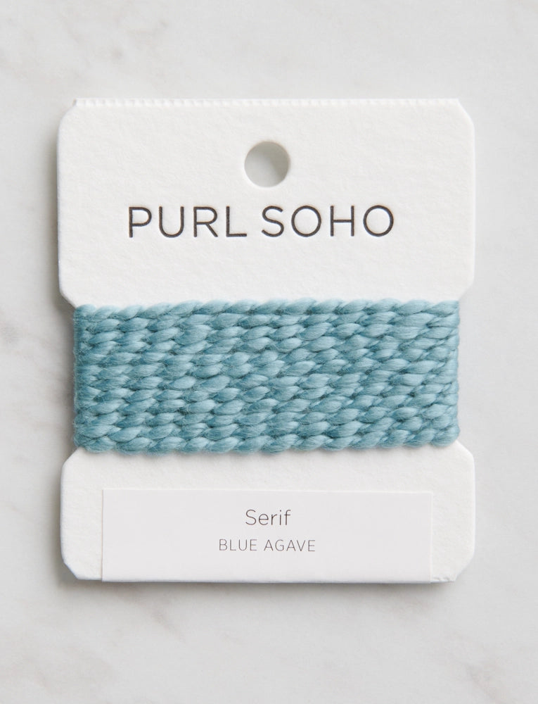 Serif Color Cards, Blue Agave
