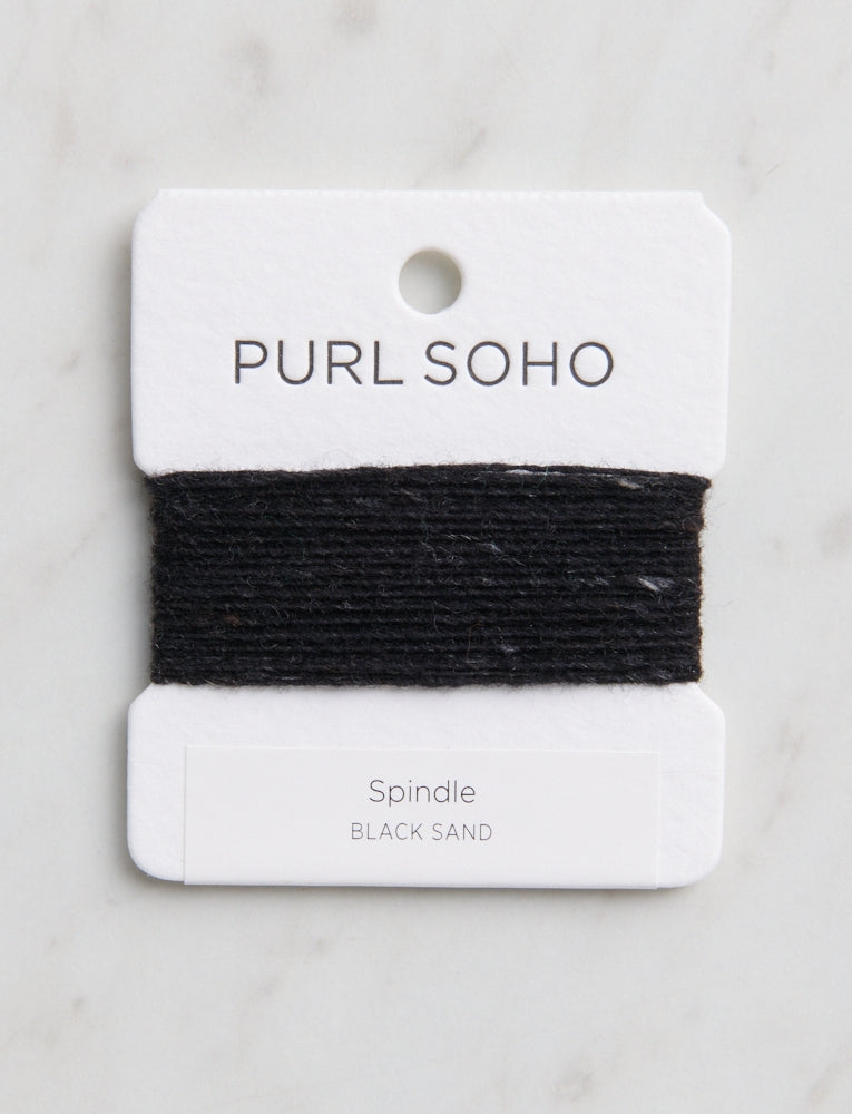 Spindle Color Cards, Black Sand