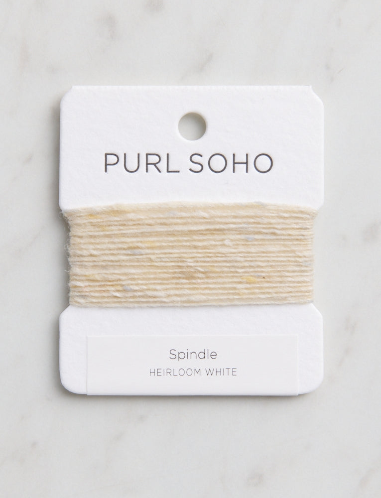 Spindle Color Cards, Heirloom White