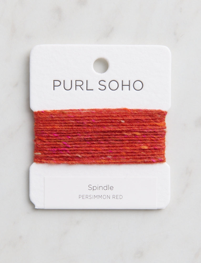 Spindle Color Cards, Persimmon Red
