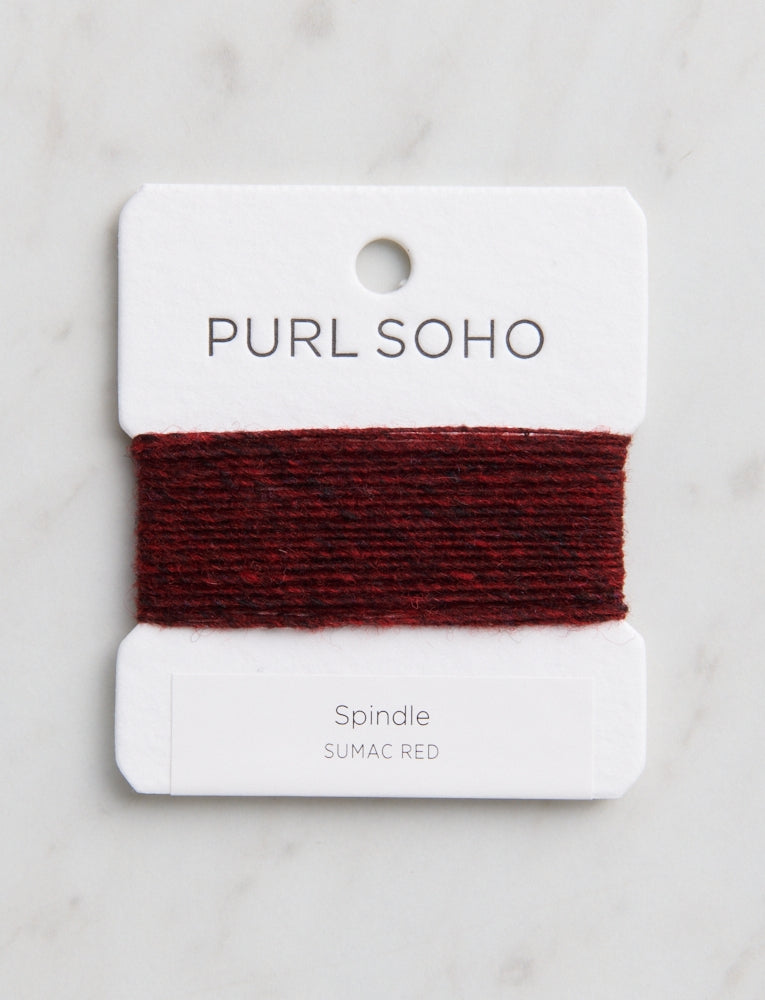 Spindle Color Cards, Sumac Red