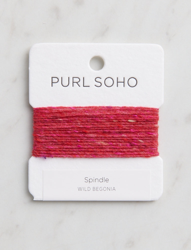 Spindle Color Cards, Wild Begonia
