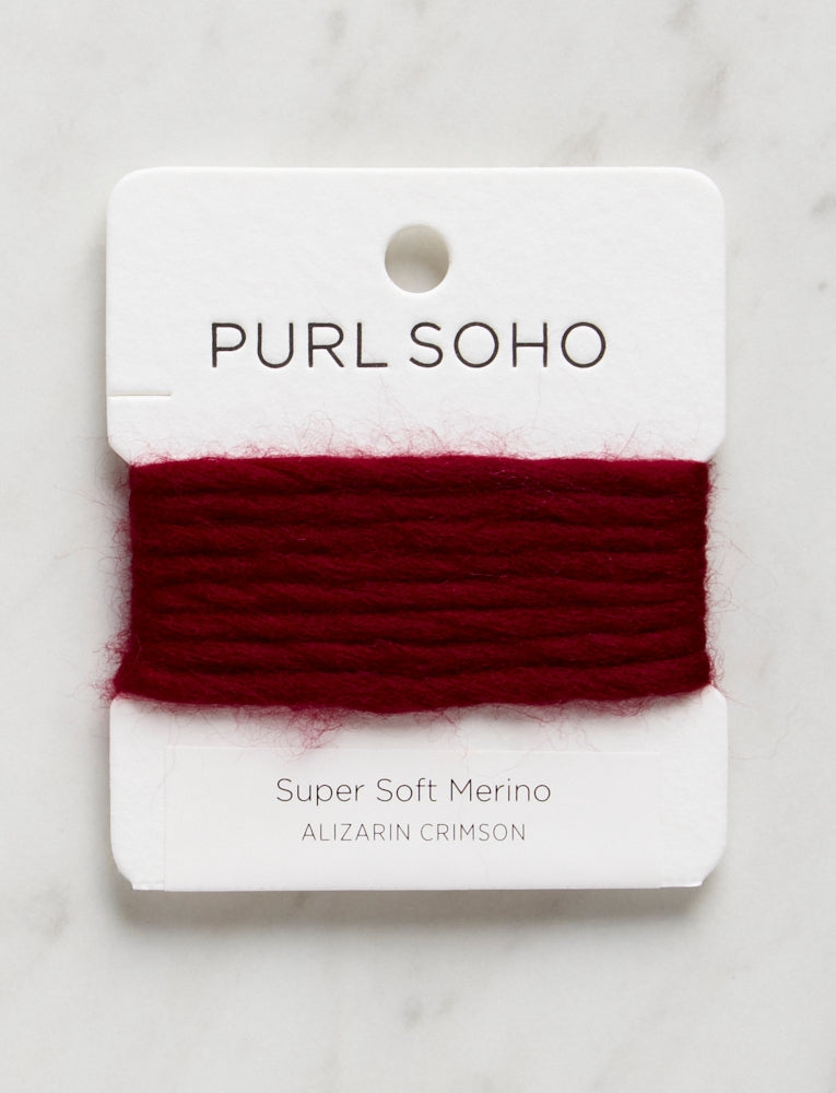 Super Soft Merino Color Cards, Alizarin Crimson