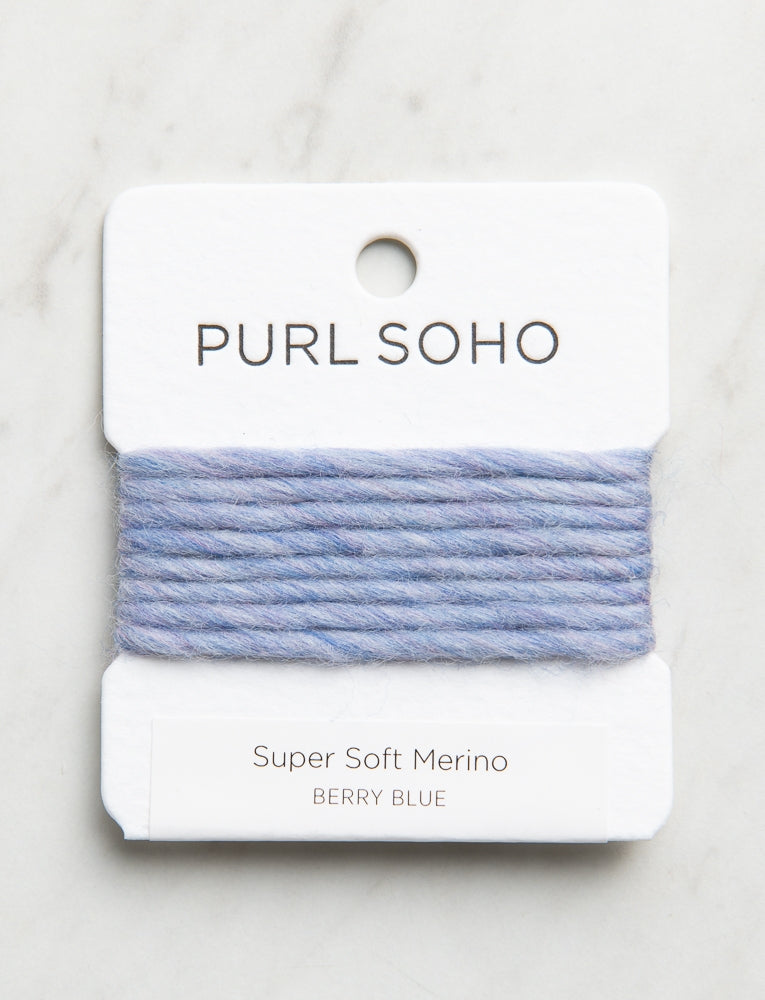 Super Soft Merino Color Cards, Berry Blue