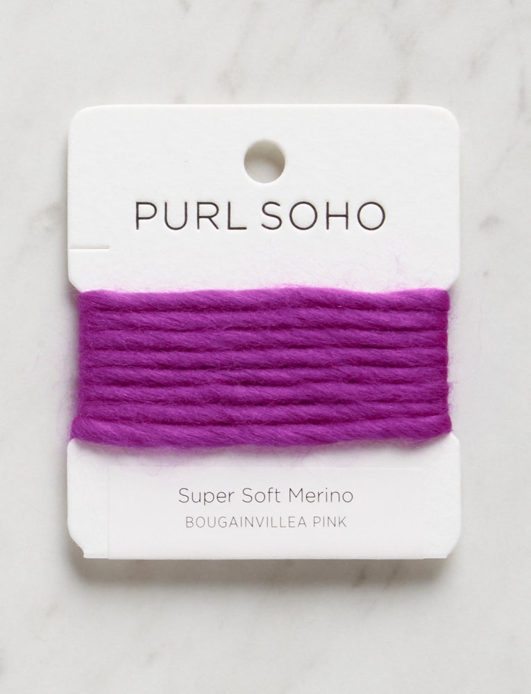Super Soft Merino Color Cards, Bougainvillea Pink
