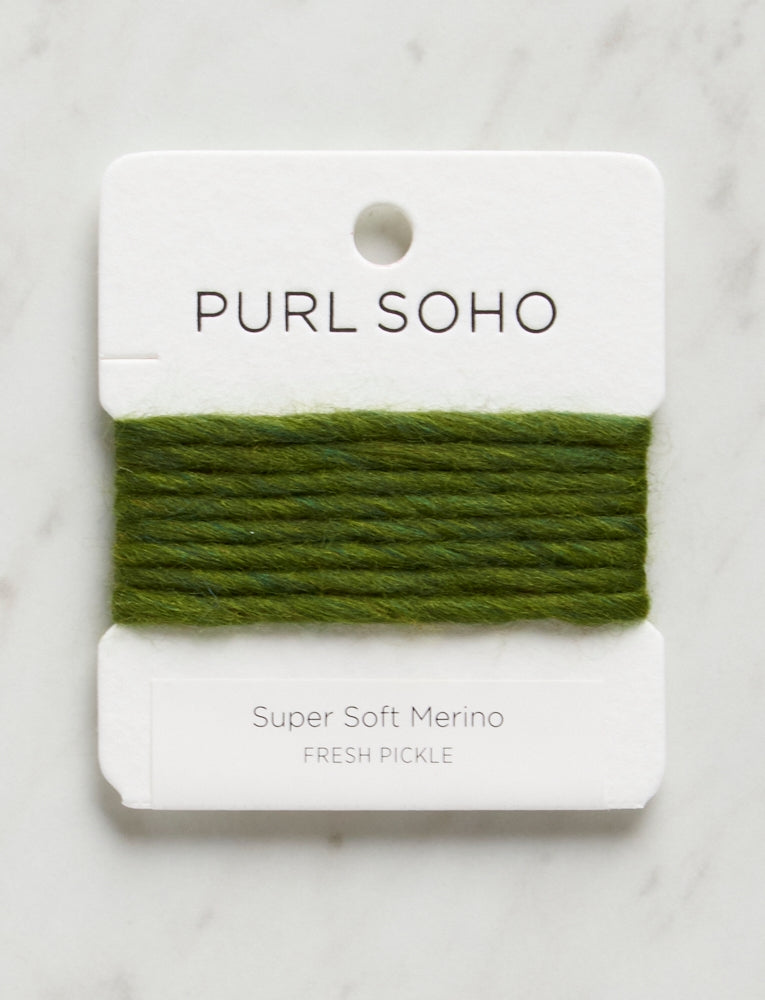 Super Soft Merino Color Cards, Fresh Pickle