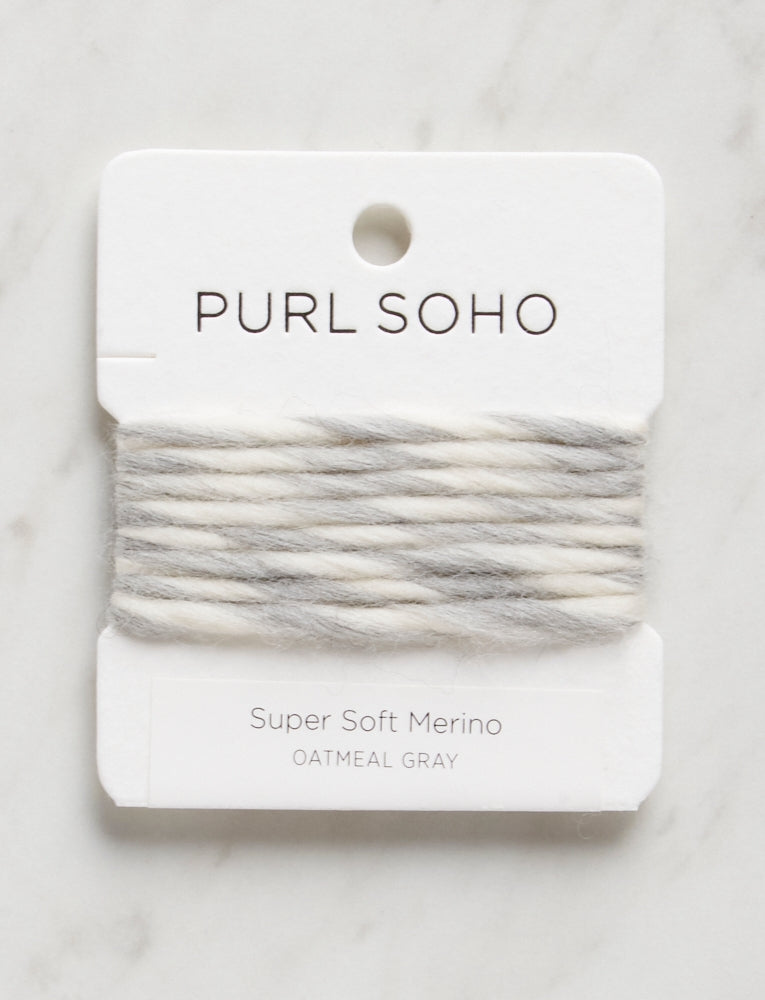 Super Soft Merino Color Cards, Oatmeal Gray